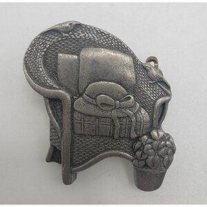 2008 Birds And Bloom Porch Chair Flower Pot Plant Fashion Brooch Scarf Lapel Pin